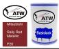 Preview: Mitsubishi, Rally Red Metallic, P26: 500ml Lackdose, von ATW Autoteile West.